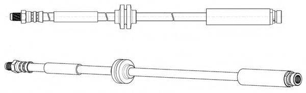 KAWE 512805 Гальмівний шланг