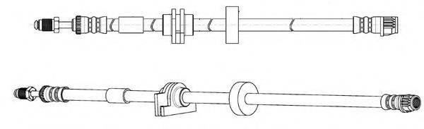 KAWE 512851 Гальмівний шланг