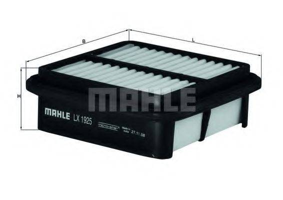 MAHLE ORIGINAL LX1925 Повітряний фільтр