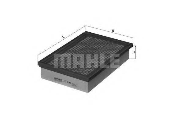 MAHLE ORIGINAL LX2047 Повітряний фільтр