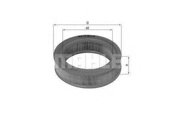 MAHLE ORIGINAL LX144 Повітряний фільтр