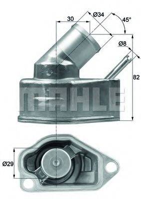 MAHLE ORIGINAL TI1092 Термостат, охолоджуюча рідина