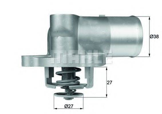 MAHLE ORIGINAL TI7683D Термостат, охолоджуюча рідина