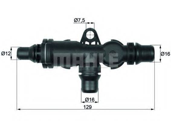 MAHLE ORIGINAL TO482 Термостат, масляне охолодження