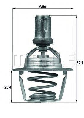 MAHLE ORIGINAL TX6686D Термостат, охолоджуюча рідина