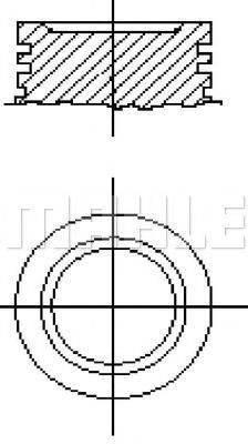 MAHLE ORIGINAL E14240 Поршень
