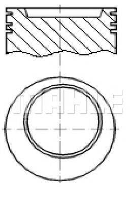 MAHLE ORIGINAL E14285 Поршень