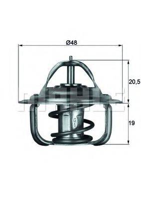 MAHLE ORIGINAL TX171D Термостат, охолоджуюча рідина