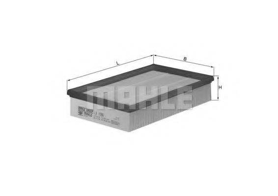 MAHLE ORIGINAL LX1596 Повітряний фільтр