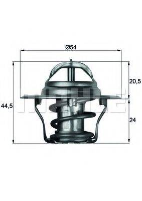 MAHLE ORIGINAL TX483D Термостат, охолоджуюча рідина