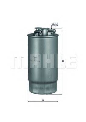 MAHLE ORIGINAL KL1601 Паливний фільтр