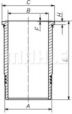 MAHLE ORIGINAL 037LW00101001 Гільза циліндра