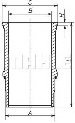 MAHLE ORIGINAL 039WN11 Гільза циліндра