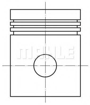 MAHLE ORIGINAL 0134100 Поршень