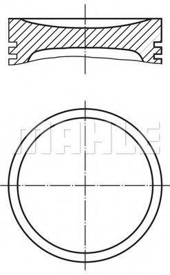 MAHLE ORIGINAL 0089100 Поршень