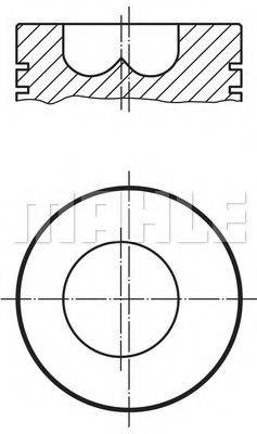 MAHLE ORIGINAL 0375410 Поршень