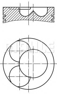 MAHLE ORIGINAL 0377400 Поршень