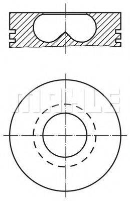 MAHLE ORIGINAL 0083700 Поршень