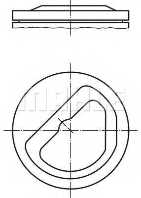 MAHLE ORIGINAL 0821200 Поршень