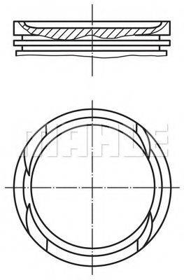 MAHLE ORIGINAL 0097002 Поршень