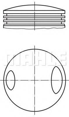 MAHLE ORIGINAL 5036000 Поршень