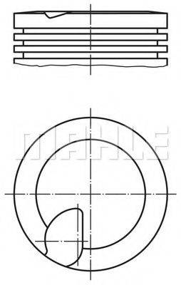 MAHLE ORIGINAL 0384100 Поршень