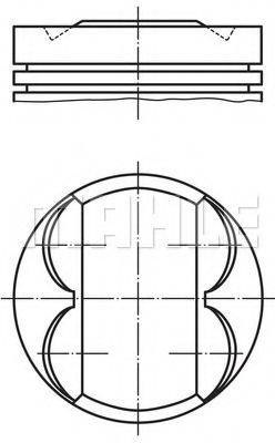 MAHLE ORIGINAL 011PI00105000 Поршень