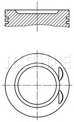 MAHLE ORIGINAL 0157700 Поршень