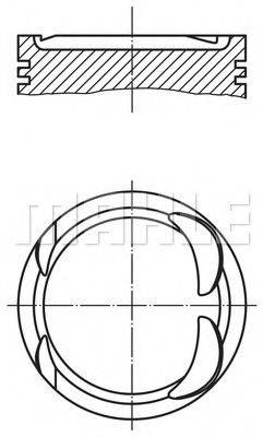 MAHLE ORIGINAL 5043900 Поршень