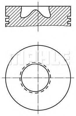 MAHLE ORIGINAL 0028100 Поршень