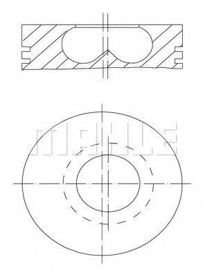 MAHLE ORIGINAL 0095000 Поршень