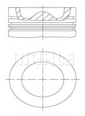 MAHLE ORIGINAL 0052600 Поршень