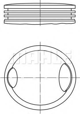 MAHLE ORIGINAL 0332200 Поршень