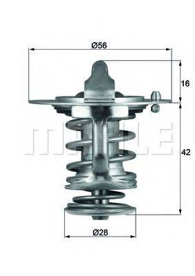 MAHLE ORIGINAL TX8377 Термостат, охолоджуюча рідина