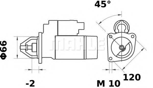 MAHLE ORIGINAL MS283 Стартер