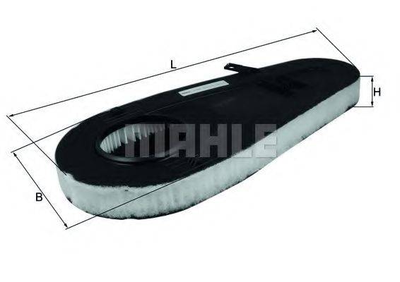 MAHLE ORIGINAL LX3598 Повітряний фільтр