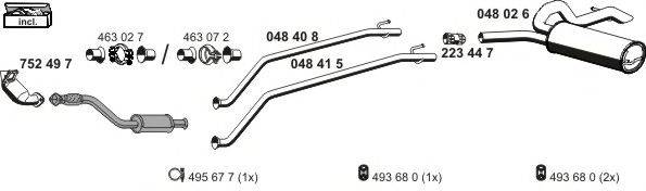 ERNST 170056 Система випуску ОГ