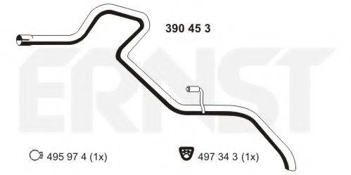 ERNST 390453 Труба вихлопного газу
