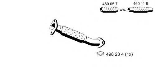 ERNST 341516 Труба вихлопного газу