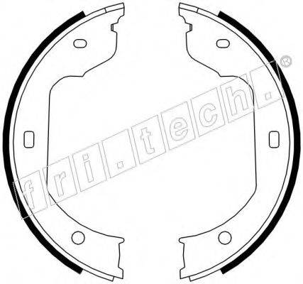 FRI.TECH. 1019029 Комплект гальмівних колодок, стоянкова гальмівна система