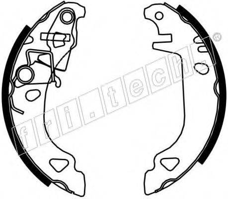 FRI.TECH. 1034094S Комплект гальмівних колодок
