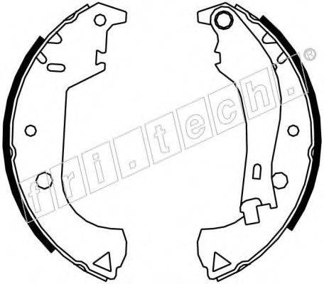FRI.TECH. 1034105Y Комплект гальмівних колодок