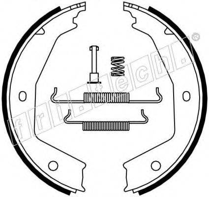 FRI.TECH. 1079194K Комплект гальмівних колодок, стоянкова гальмівна система