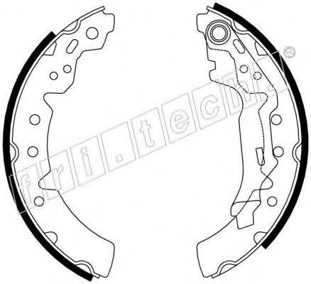 FRI.TECH. 1115302 Комплект гальмівних колодок
