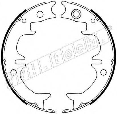 FRI.TECH. 1115314 Комплект гальмівних колодок, стоянкова гальмівна система