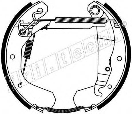 FRI.TECH. 16117 Комплект гальмівних колодок