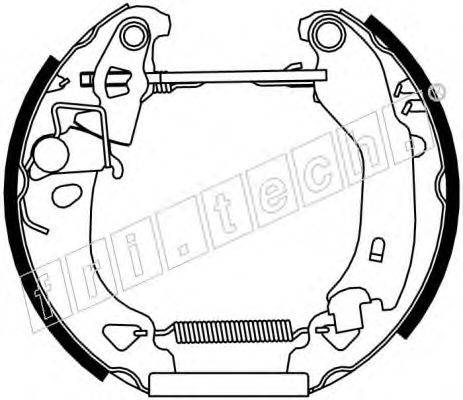 FRI.TECH. 16192 Комплект гальмівних колодок
