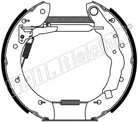 FRI.TECH. 16249 Комплект гальмівних колодок