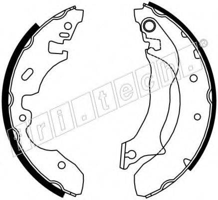 FRI.TECH. 17262 Комплект гальмівних колодок