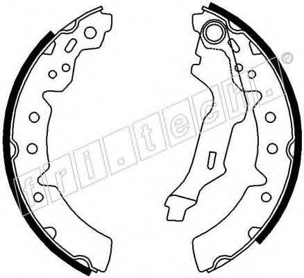 FRI.TECH. 17294 Комплект гальмівних колодок